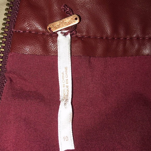 Free People Mini Faux Leather Skirt - Picture 7 of 7